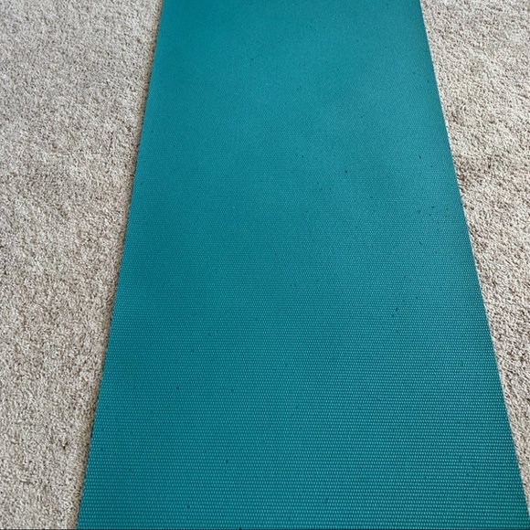 Rare color Gaiam Premium Yoga Mat Green Double Sided Tree floral thick - Picture 10 of 13